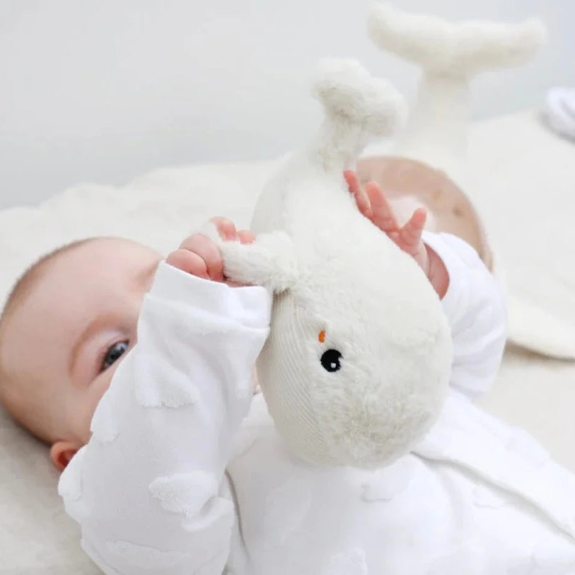 Espantacuco de Peluche Tranquil Ballena blanca