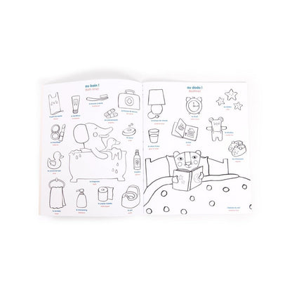 Cuaderno para Pintar y Stickers Popipop