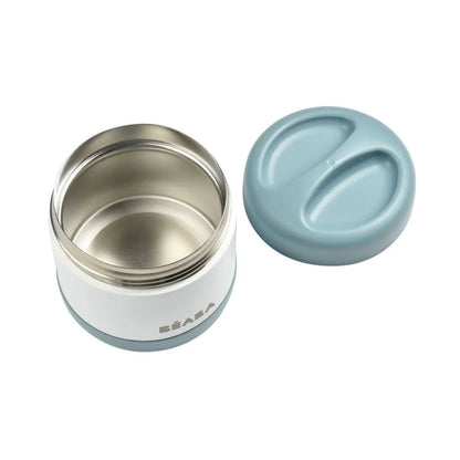 Termo de Comida Blanco-Aqua