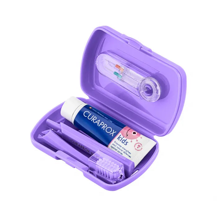 Set de Viaje Cepillo dientes Morado