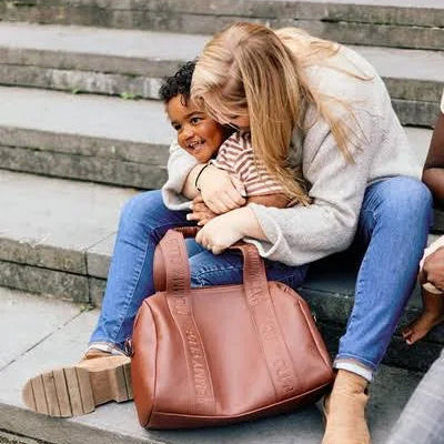 Bolso Maternal Mommy Bag Cuero vegano Marrón