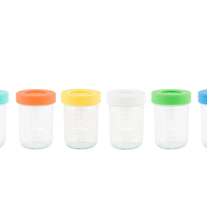 6 Envases de Vidrio 240 ml BabyGlass