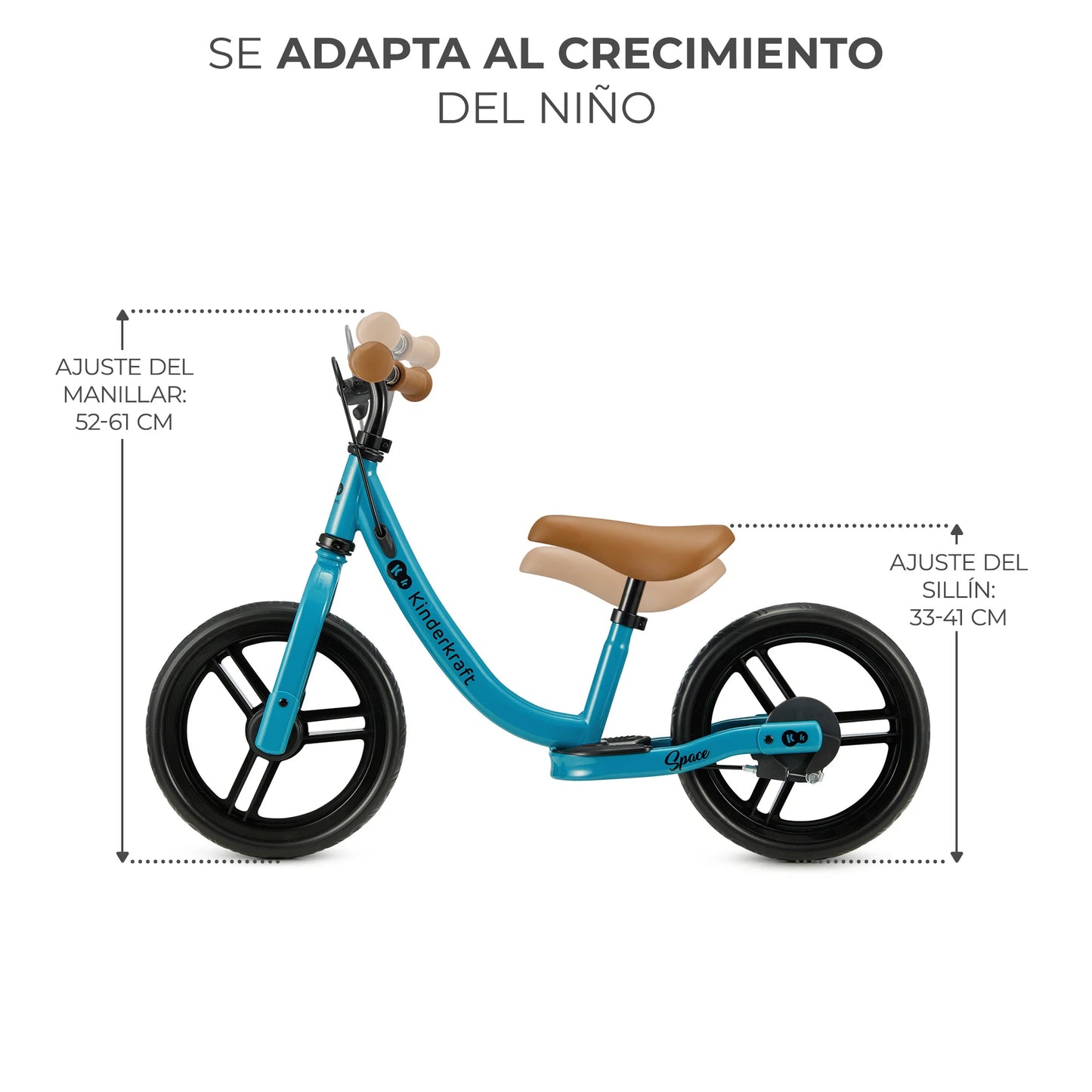 Bicicleta de Balance Space Azul