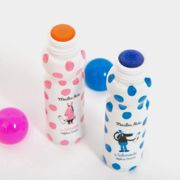 Caja 8 marcadores redondos Les Schmouks