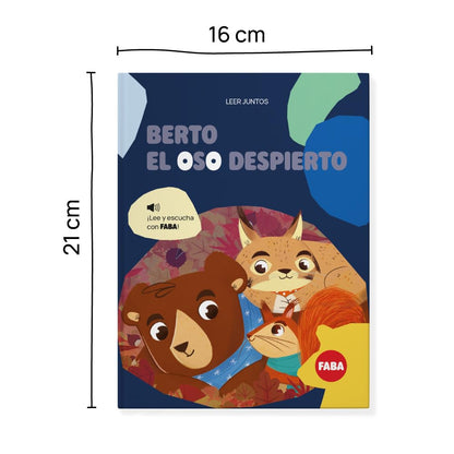 Libro para cuentacuentos Faba Berto el oso despierto