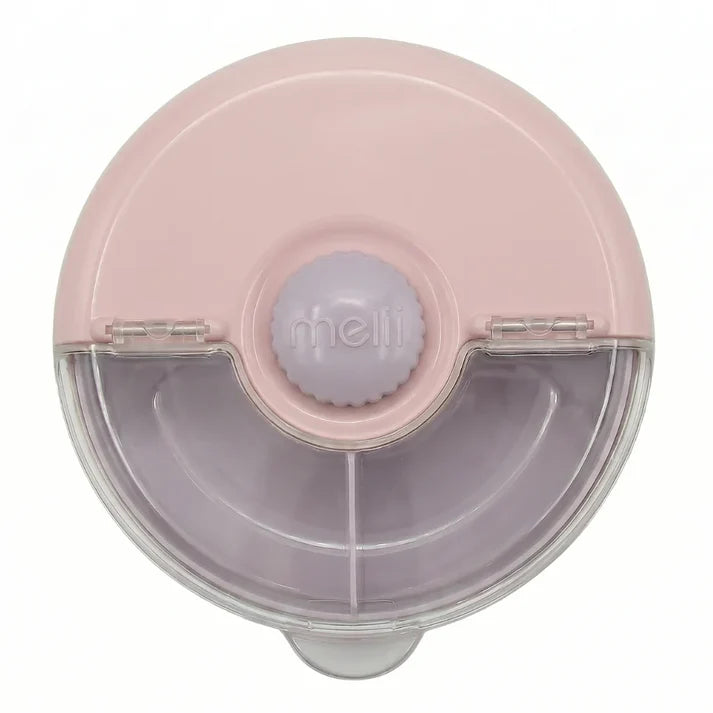 Contenedor Spin Snack con perilla Rosado