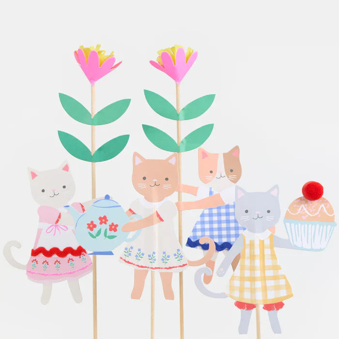 Toppers para torta Club de Gatitos