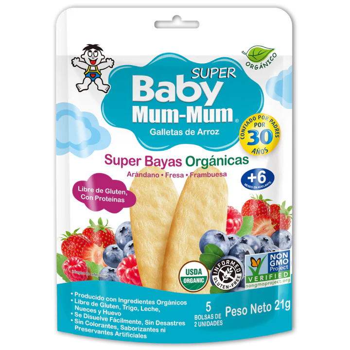 Super Baby Mum-Mum Berries 21gr en bolsa