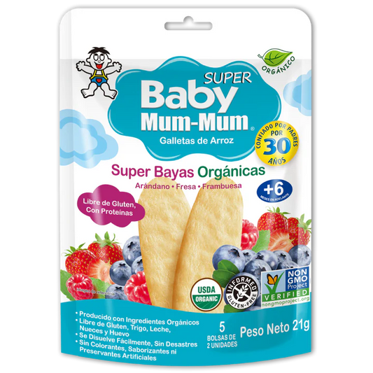 Super Baby Mum-Mum Berries 21gr en bolsa