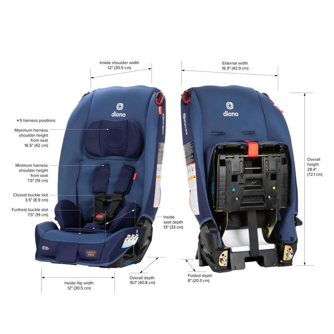 *Silla de Auto Edición Limitada Radian® 3R Oleada Azul