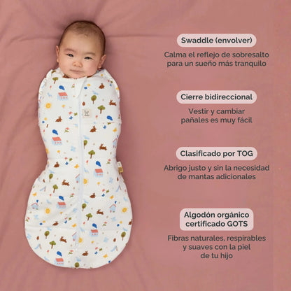 Saco de dormir Cocoon Swaddle Bag 2.5 Oatmeal Marle