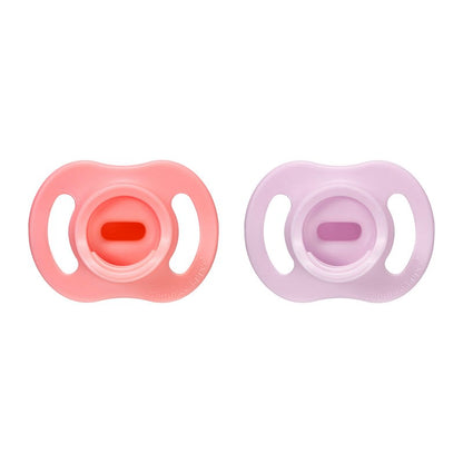 Chupete StayPut pack de 2 Lila-Rosa