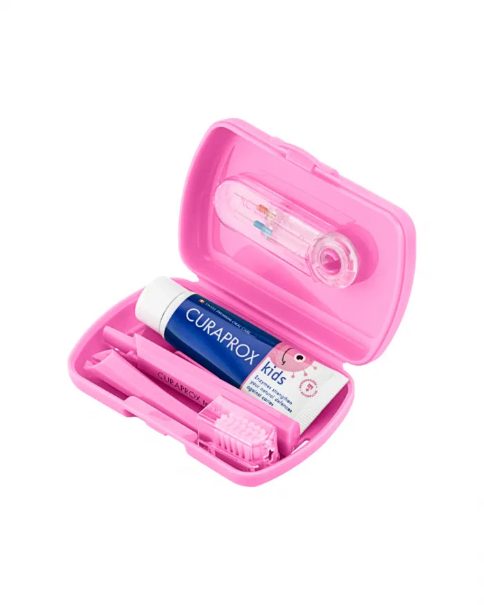 Set de Viaje Cepillo dientes Rosado