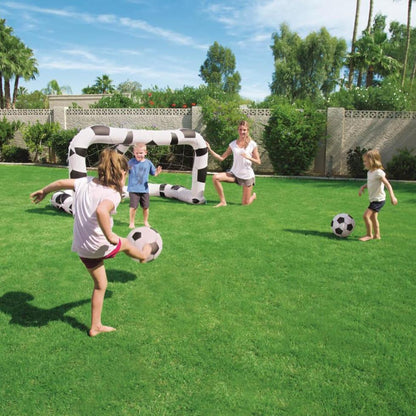 Arco Futbol Inflable + 2 Pelotas