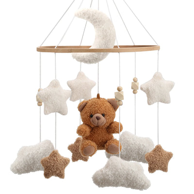 Móvil Madera Osito peluche