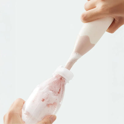 Kit Cepillos Limpia Mamaderas Rosado