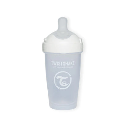 Mamadera Twistshake Double Pro 260ml Blanca