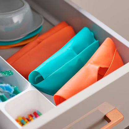 Babero silicona Roll’n Go Aqua