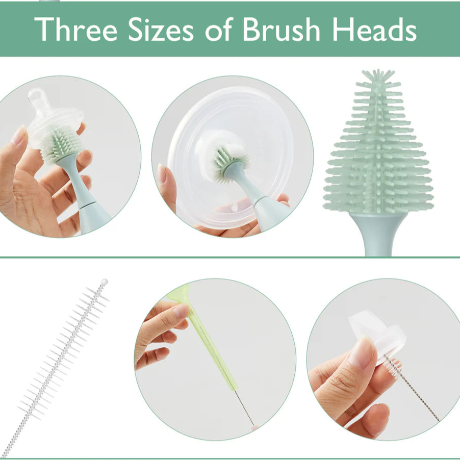 Kit Cepillos Limpia Mamaderas