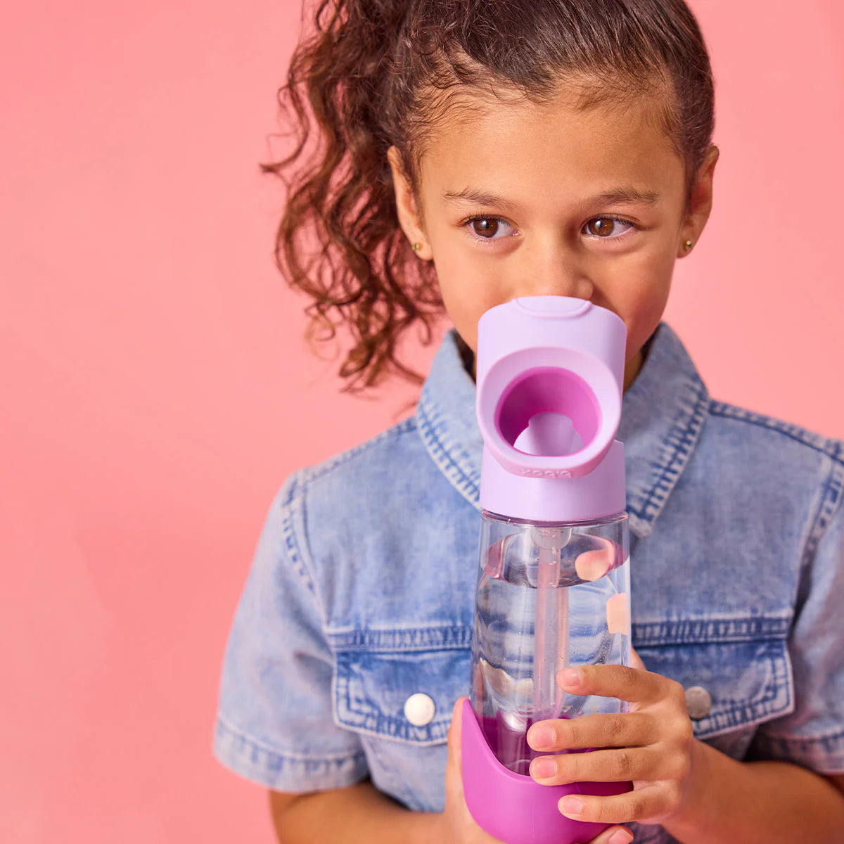 Botella Tritan con Bombilla Sugar Plum