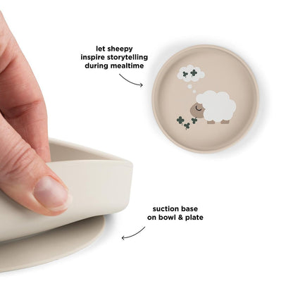 Plato de silicona stick & stay Tiny Farm Arena