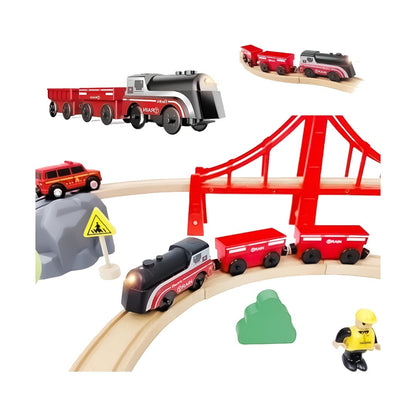 Tren eléctrico para pistas de madera