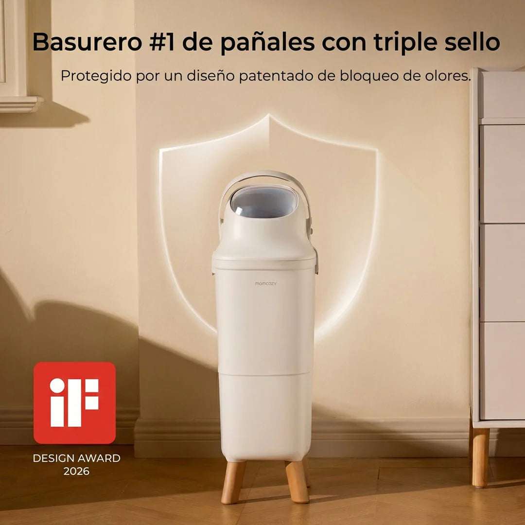 Contenedor para pañales con Triple Sello