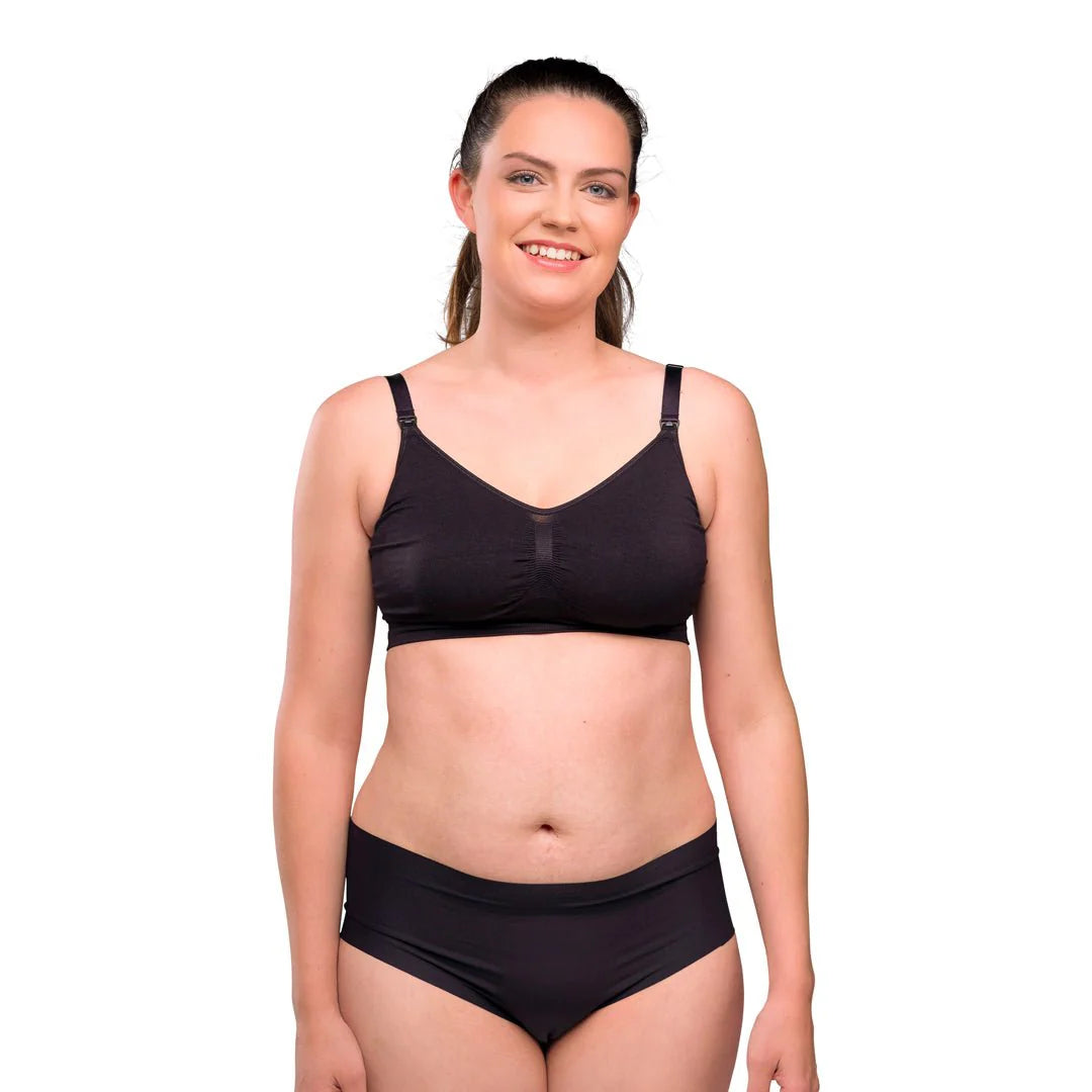 Sostén De Lactancia Seamless Bra Negro