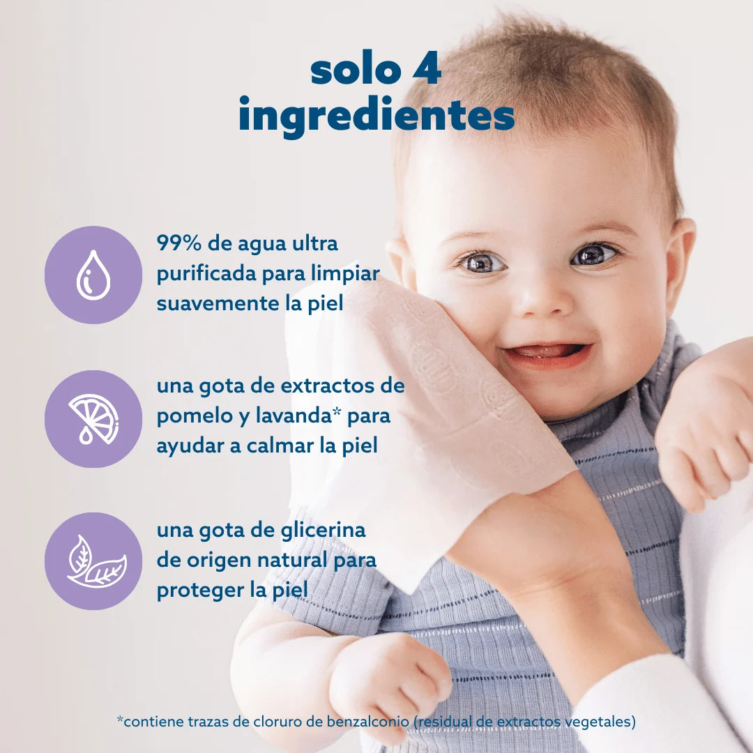 Toallitas húmedas WaterWipes Soothing 60 uns