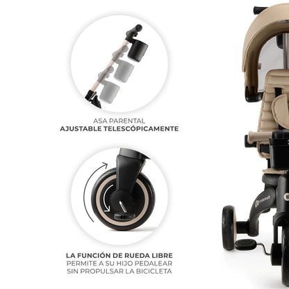 Triciclo Multifuncional JAZZ 6 en 1 Beige