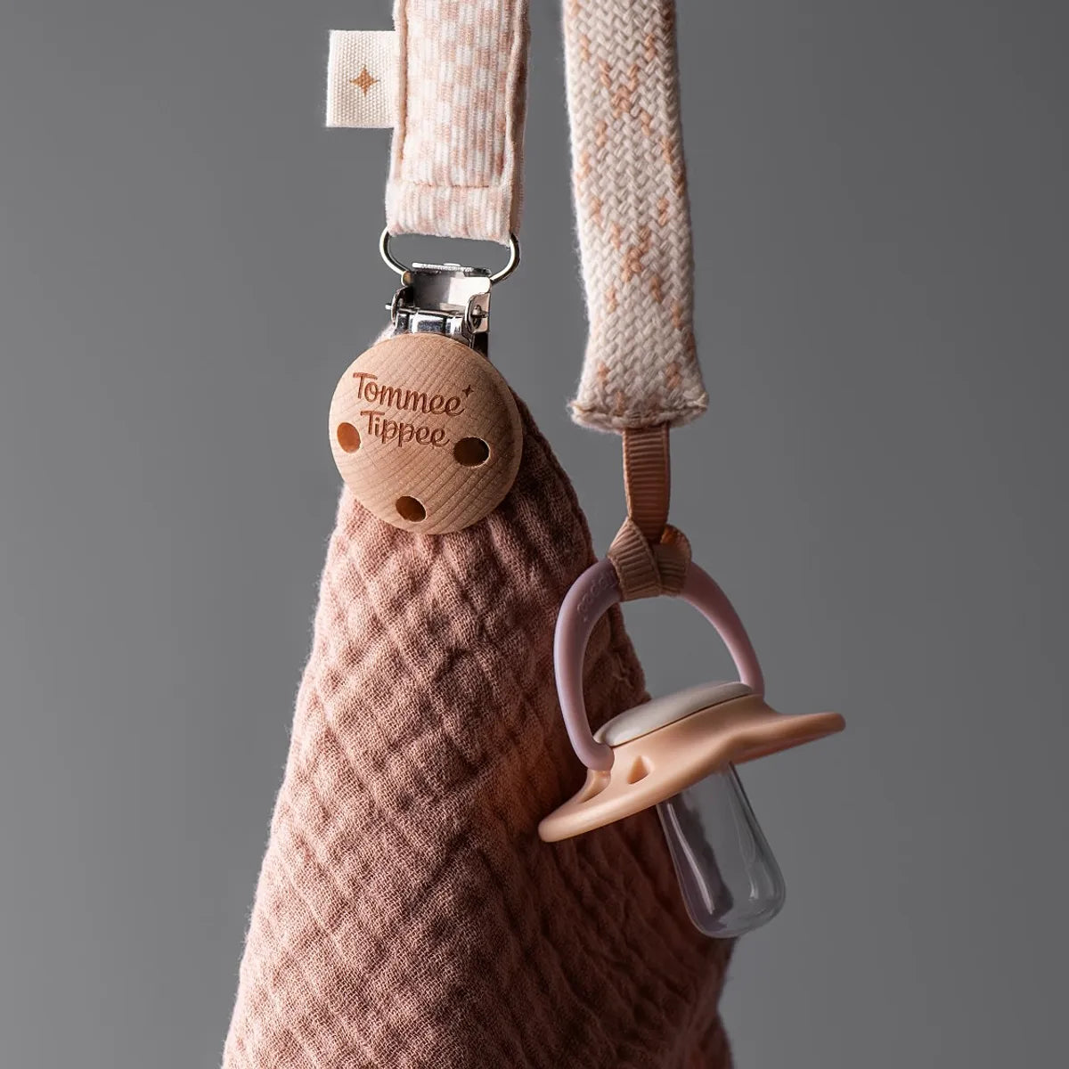 Portachupete Tela Beige