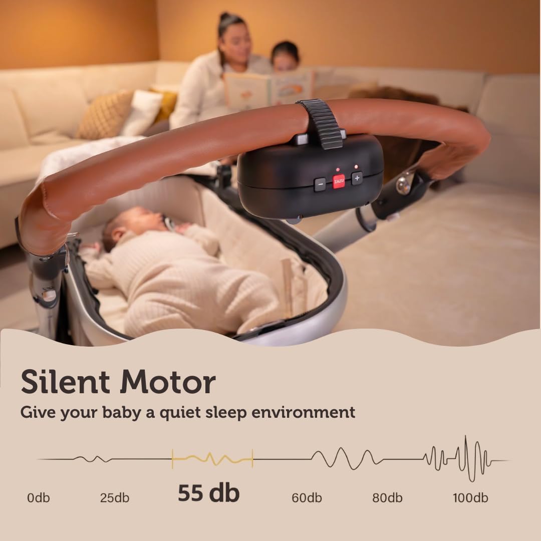 Mecedor portátil recargable Café