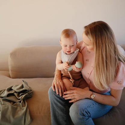 Sonajero de silicona para bebés Cambridge