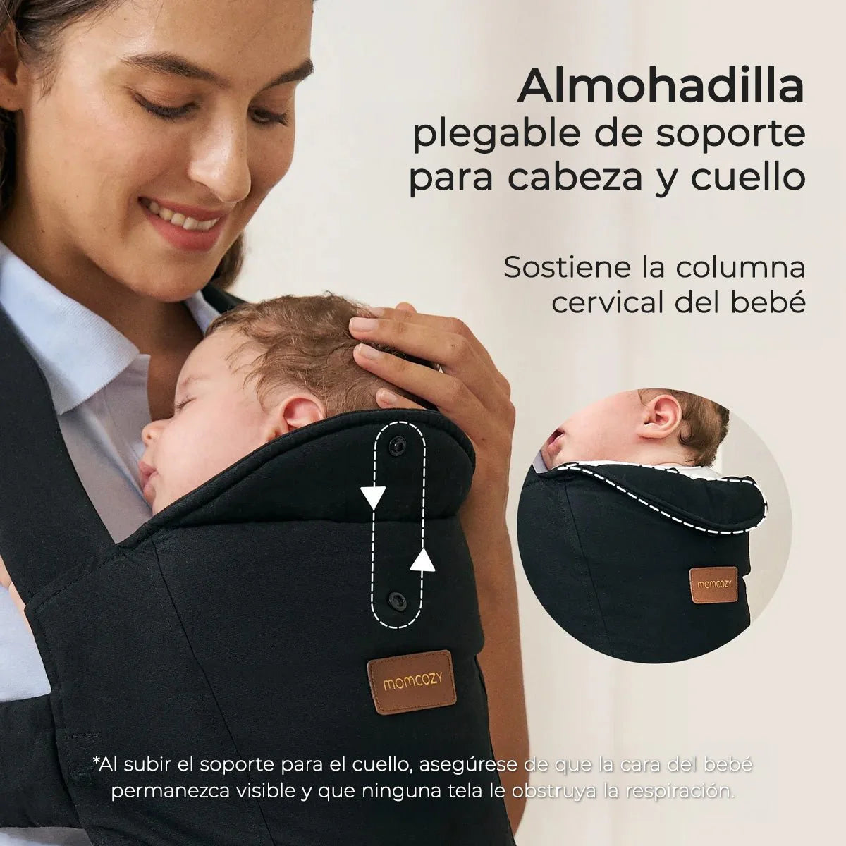 Portabebé Ergonómico WeeSnug Negro