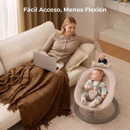 Silla Nido Mecedora Eléctrica 2 en 1
