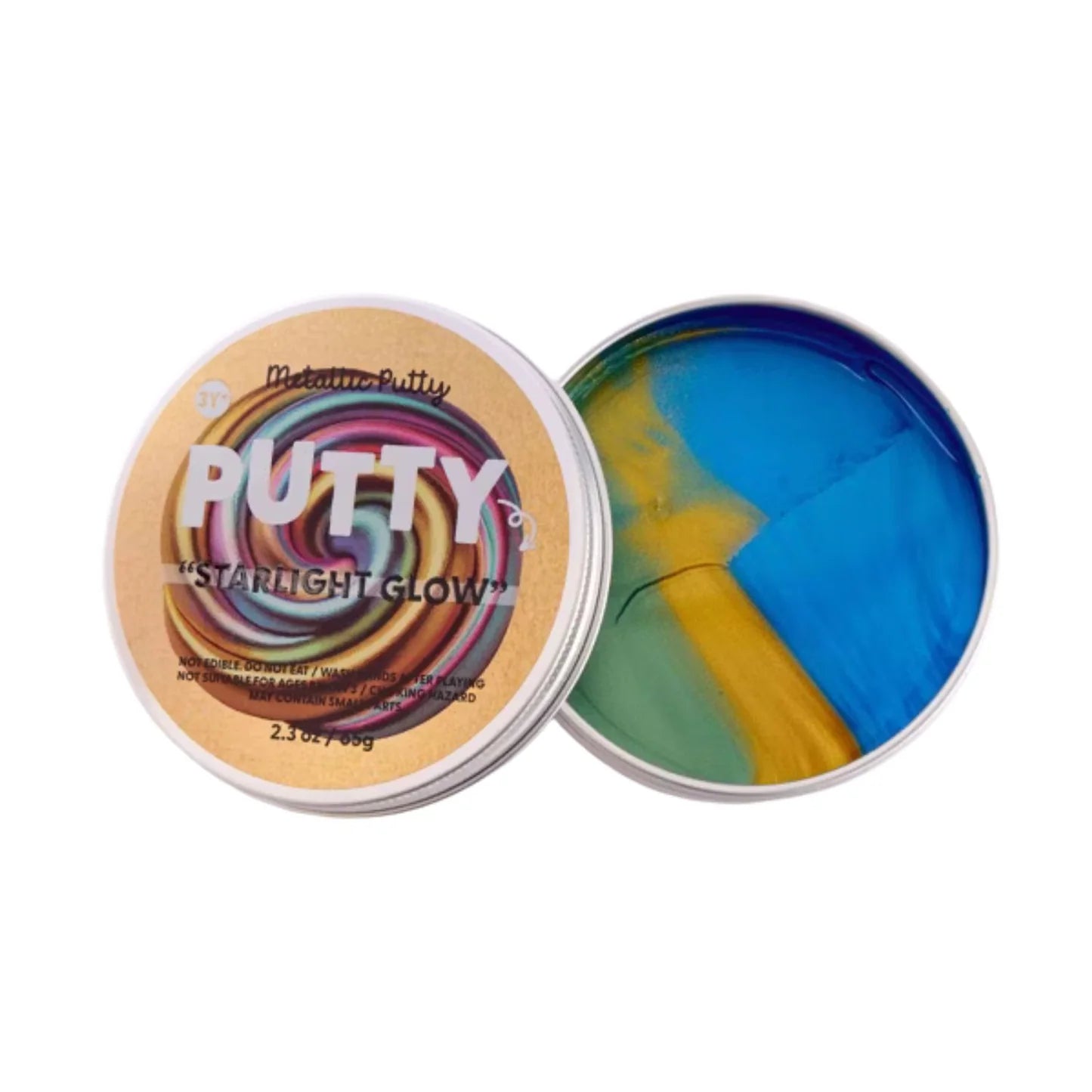 Putty Sensorial Antiestrés Metálico Multicolor