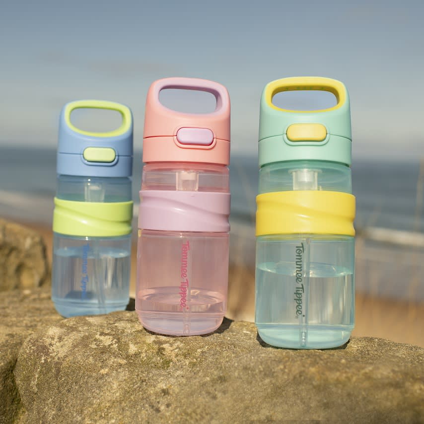 Vaso con Bombilla On The Go Rosa/Morado