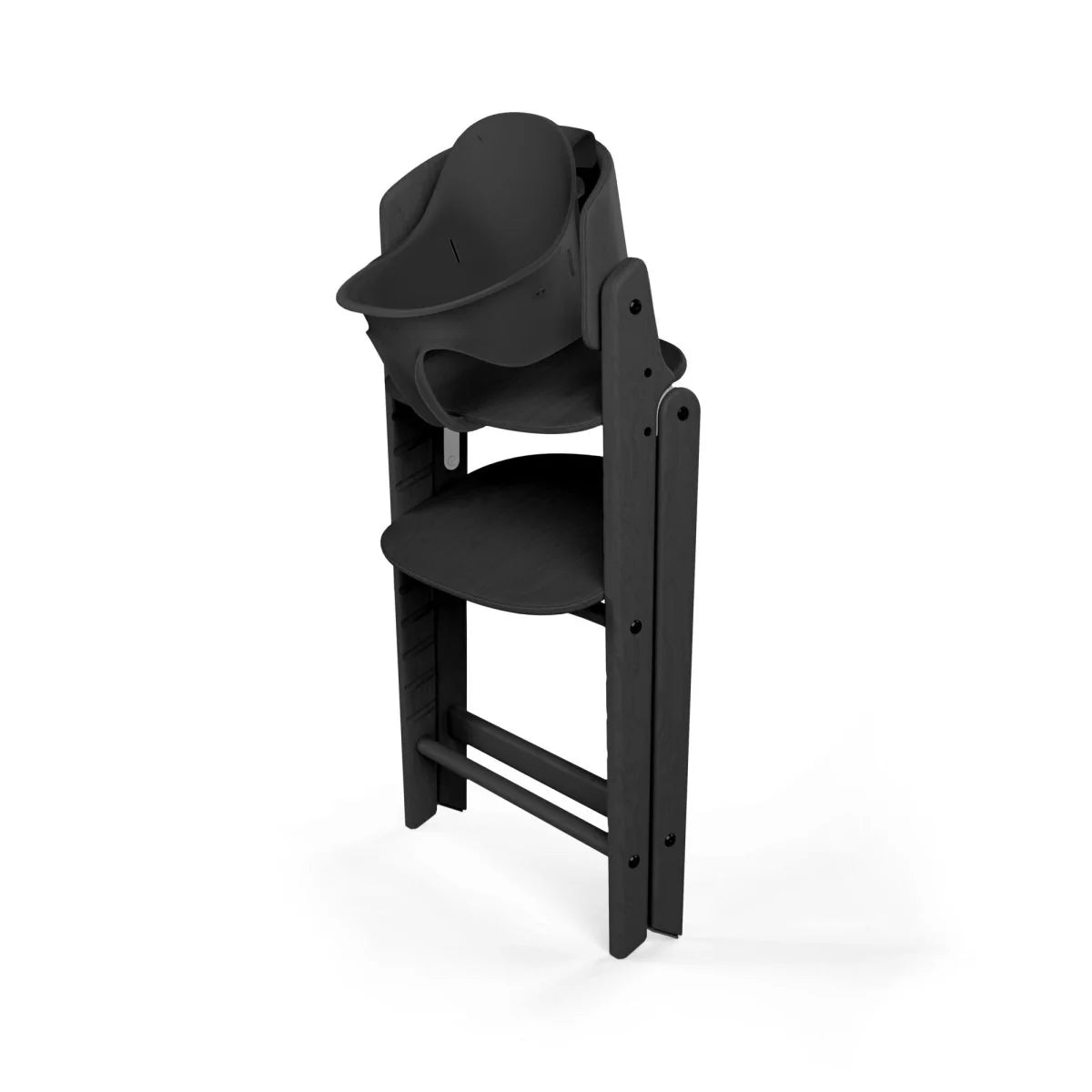 Silla de comer evolutiva Click & Fold 3 en 1 Stuning black