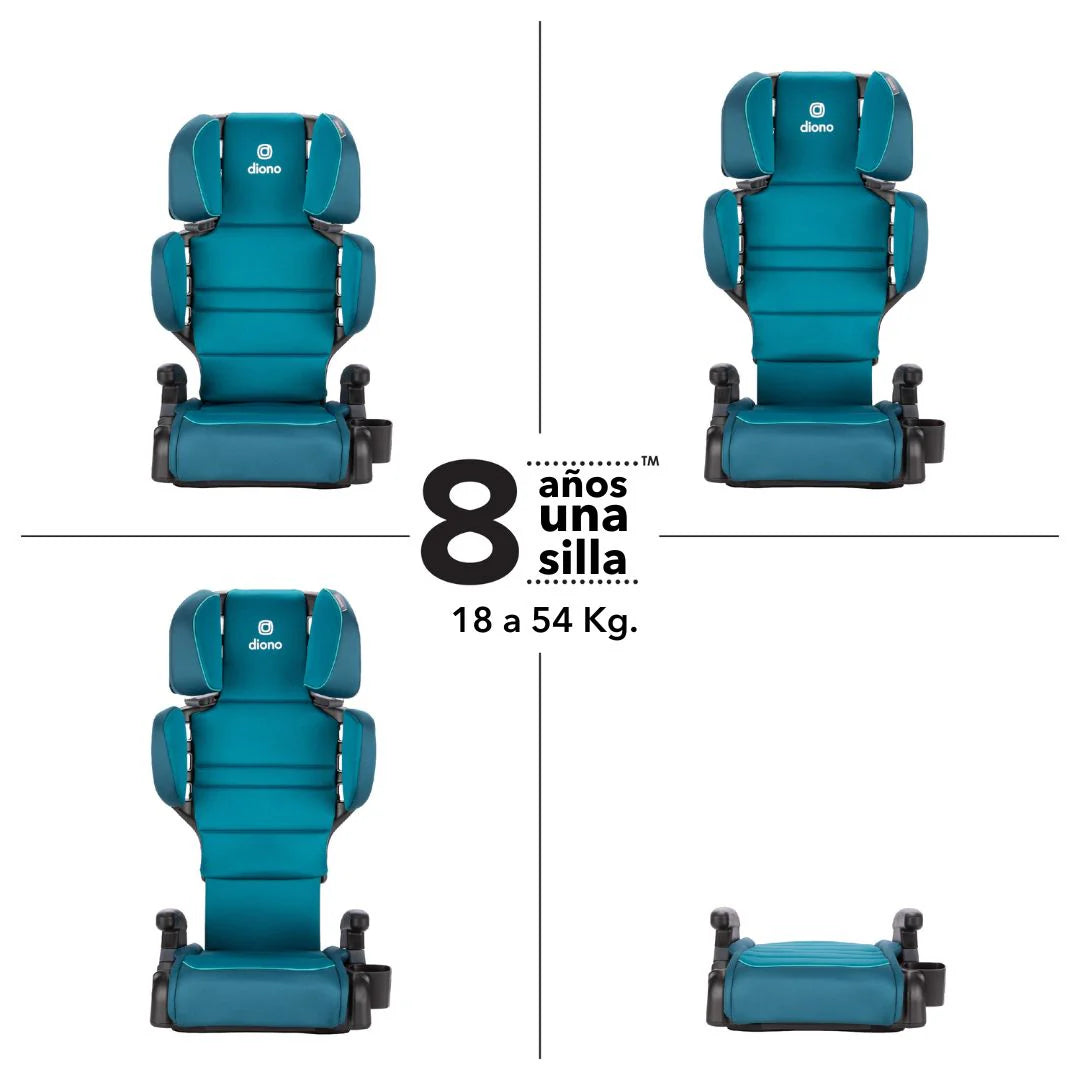 Butaca Connect3® RXT 2-in-1 High Back Booster Blue Razz Ice