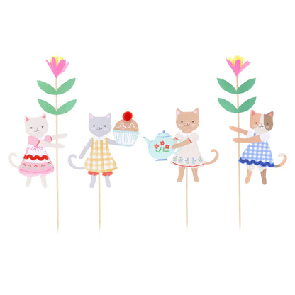 Toppers para torta Club de Gatitos