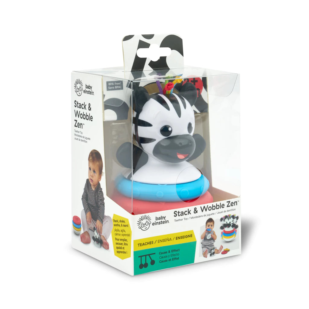 Mordedor y encaje Baby Einstein Zebra