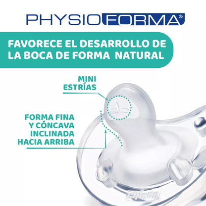 Chupete Physiosoft Transparente