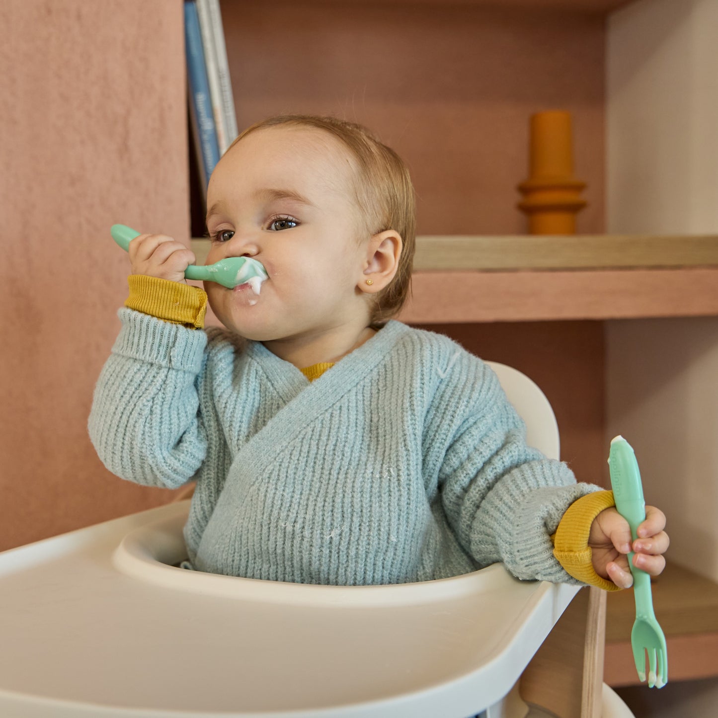 Cubiertos infantiles flexibles Ocean