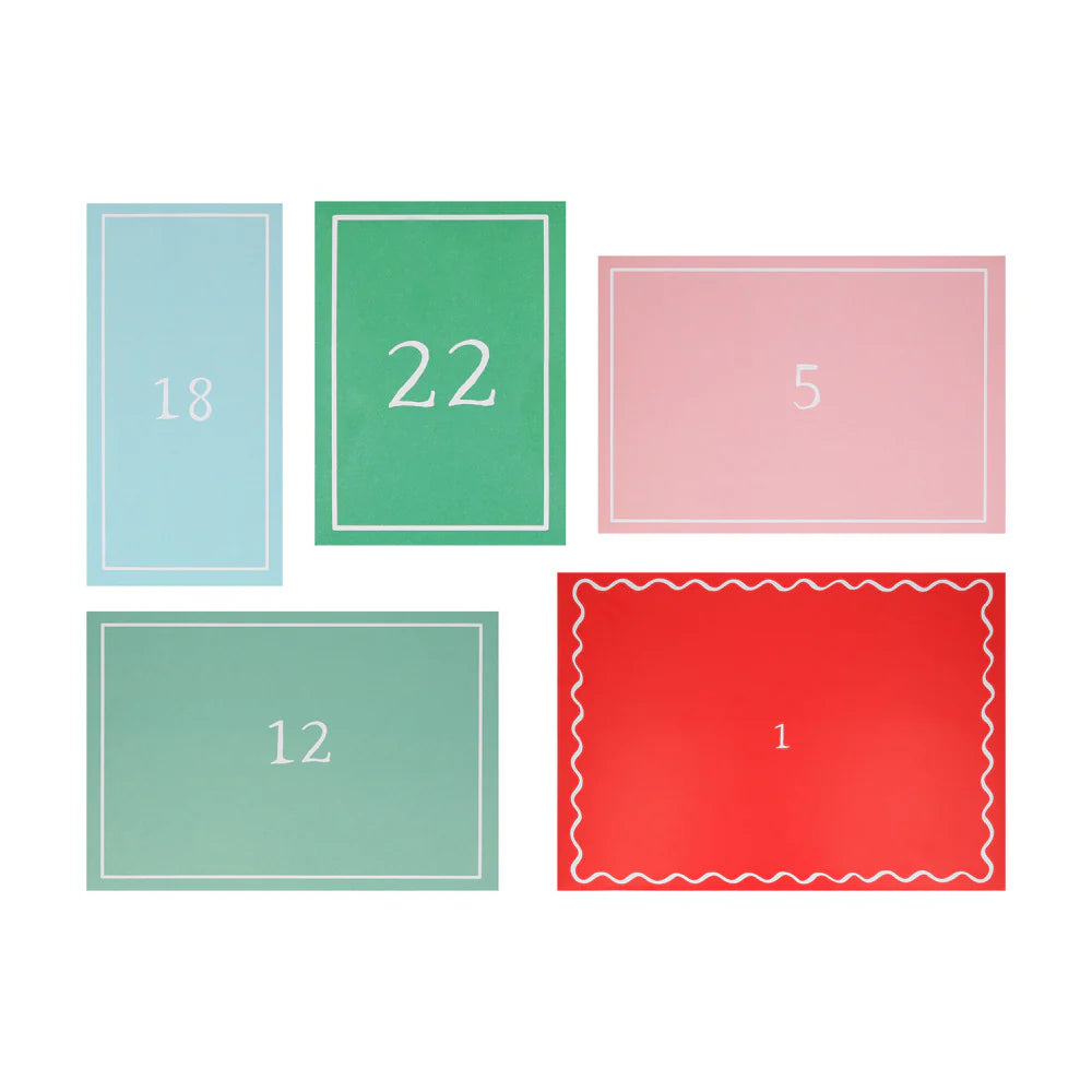 Calendario de Adviento Galletas de jengibre con stickers