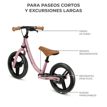 Bicicleta de Balance Space Rosa