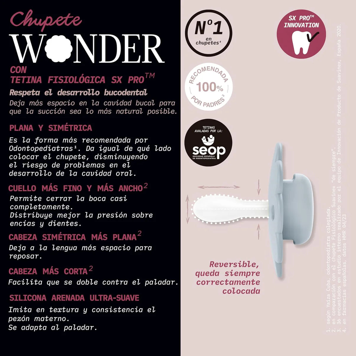 Chupete Wonder con Tetina Fisiológica Cork (0-6m)