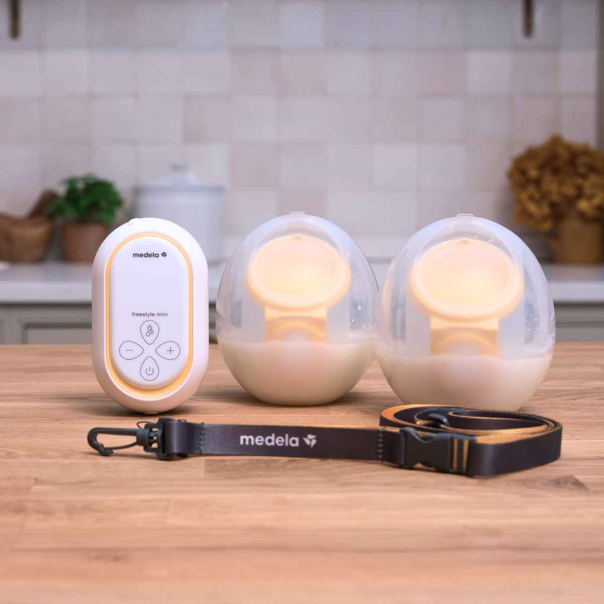 Extractor de leche eléctrico doble manos libres Mini Freestyle
