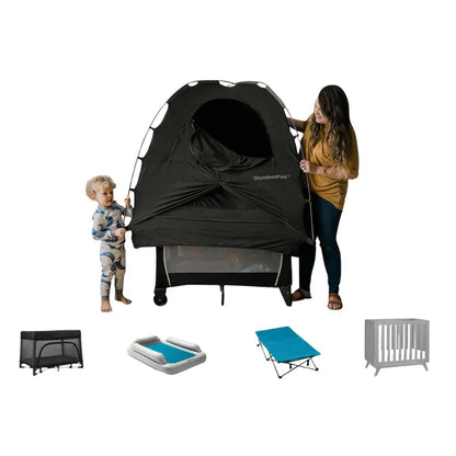 Blackout portátil de cuna con ventilador