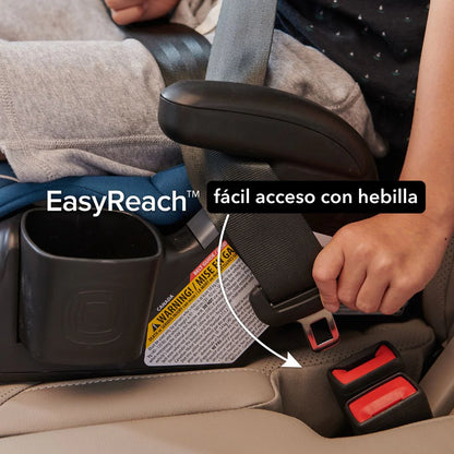 Butaca Connect3® RXT 2-in-1 High-Back Booster Black Storm