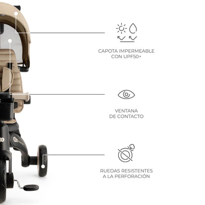 Triciclo Multifuncional JAZZ 6 en 1 Beige